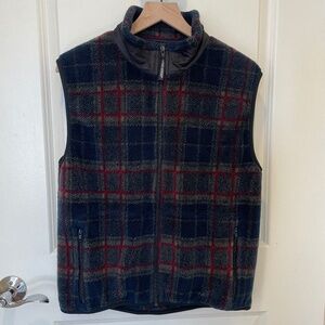 Men’s Black Diamond Plaid Fleece Vest